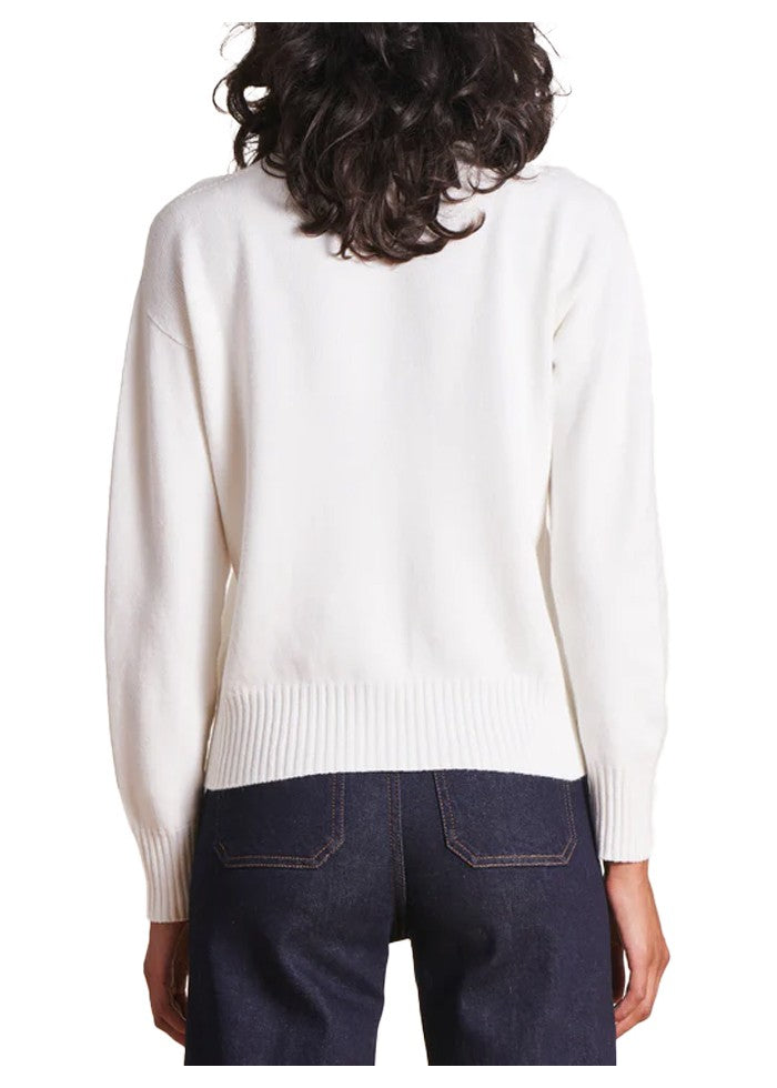 LA FEE MARABOUTEE maglia donna ZOLARA 50% viscosa 30% poliammide 20% lana MADE IN ITALY