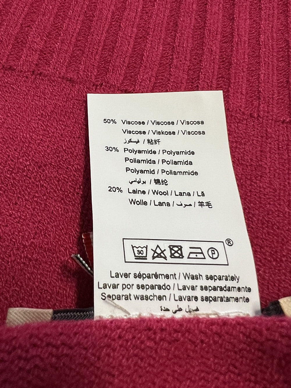 LA FEE MARABOUTEE maglia donna ZOLARA 50% viscosa 30% poliammide 20% lana MADE IN ITALY