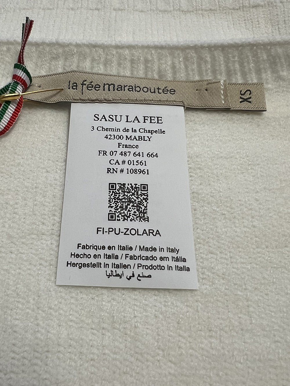 LA FEE MARABOUTEE maglia donna ZOLARA 50% viscosa 30% poliammide 20% lana MADE IN ITALY