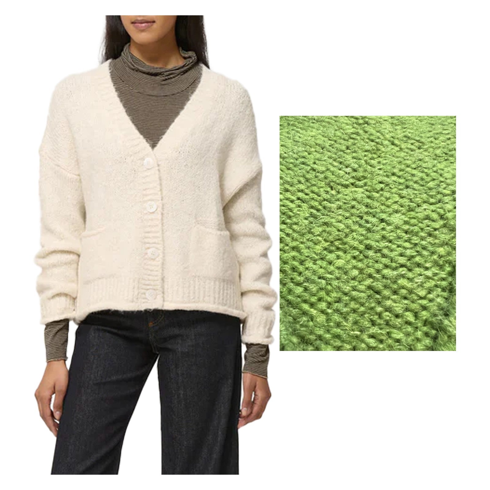 HUMILITY 1949 cardigan donna CRUZ MADE IN ITALY