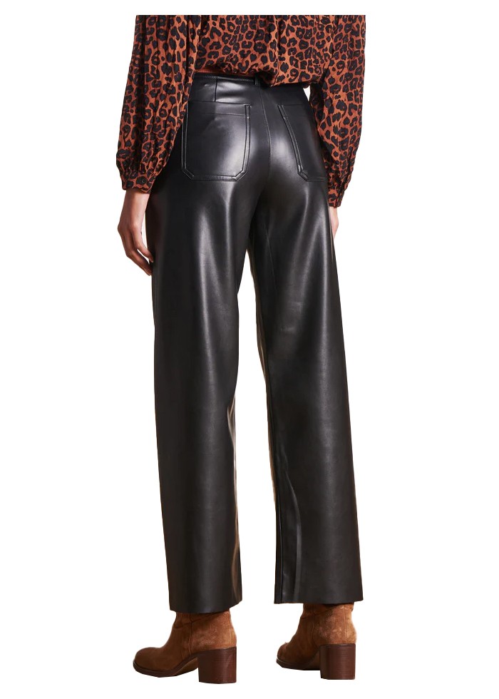 LA FEE MARABOUTEE pantalone donna ecopelle ZENO 100% poliuretano