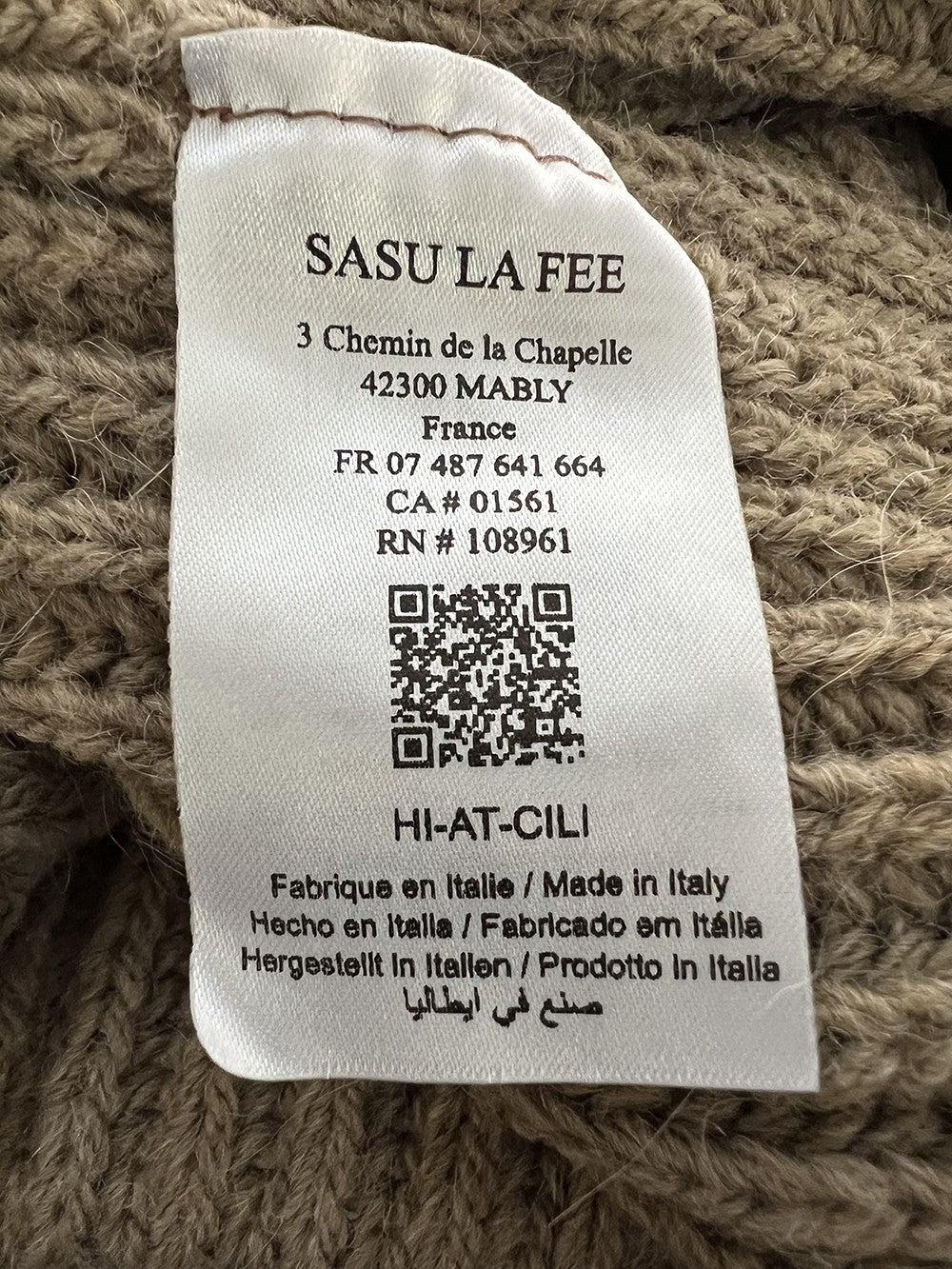 HUMILITY 1949 scaldacollo bavaglino coste inglesi CILI MADE IN ITALY