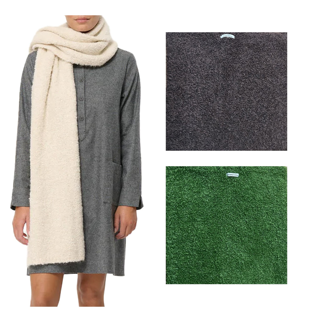 HUMILITY 1949 sciarpa donna lana pesante CHINO MADE IN ITALY