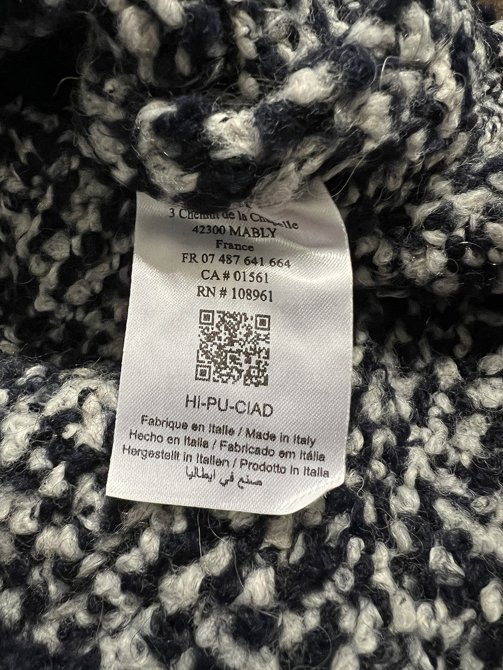 HUMILITY 1949 maglia donna melange blu/bianco CIAD MADE IN ITALY