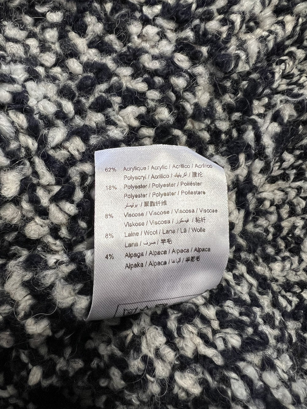 HUMILITY 1949 maglia donna melange blu/bianco CIAD MADE IN ITALY