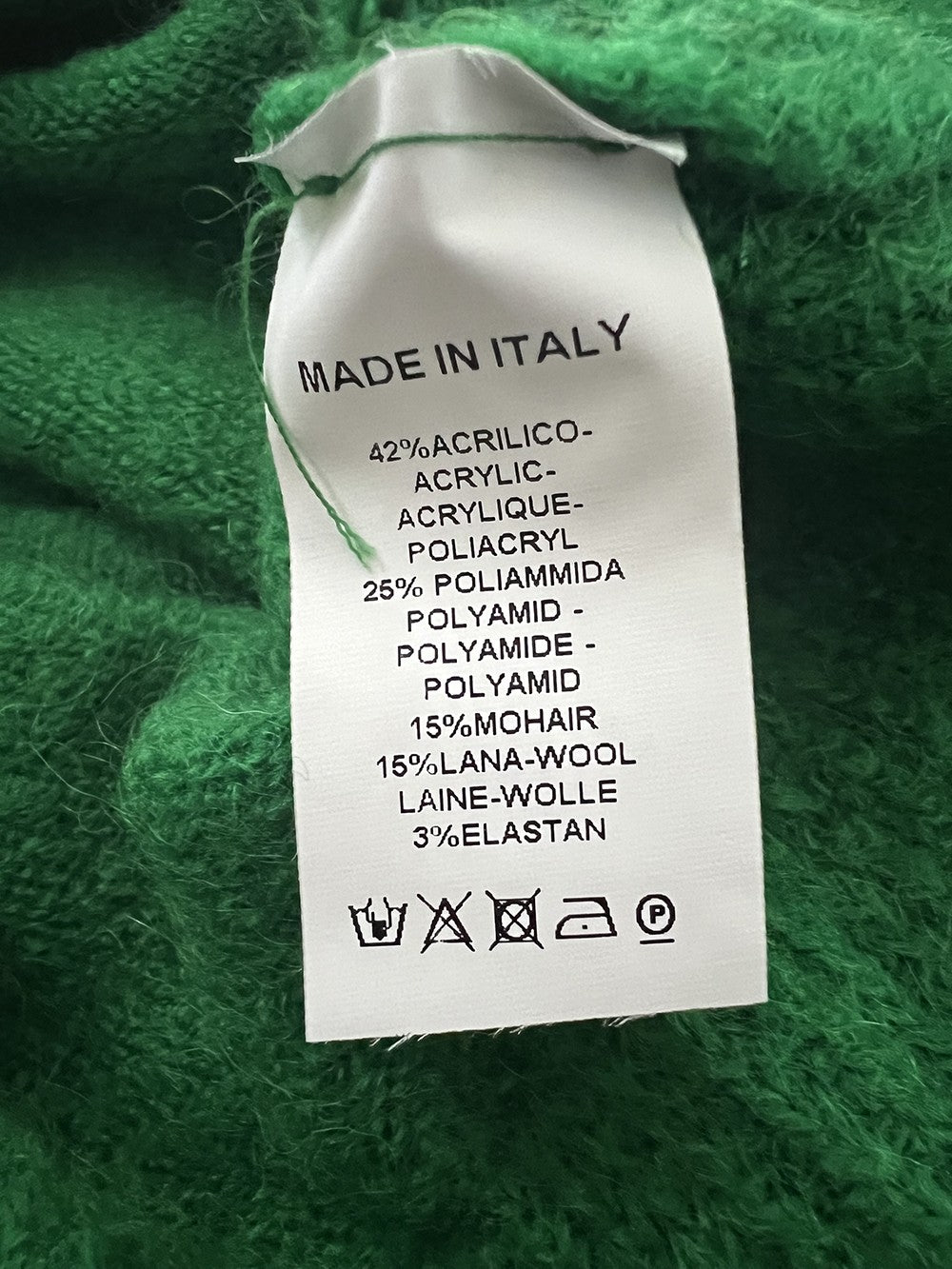 O’MER maglia donna verde OM018C MADE IN ITALY
