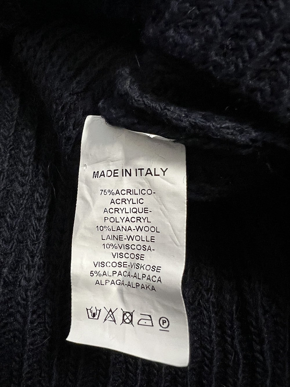 O’MER maglia donna costa inglese blu OM059C MADE IN ITALY