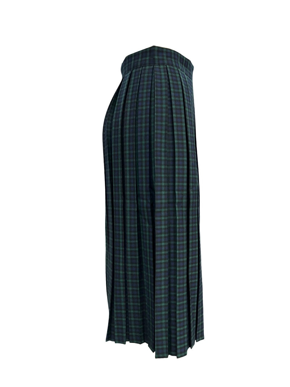 O’MER gonna donna pieghe quadri blu/verde OM160C MADE IN ITALY