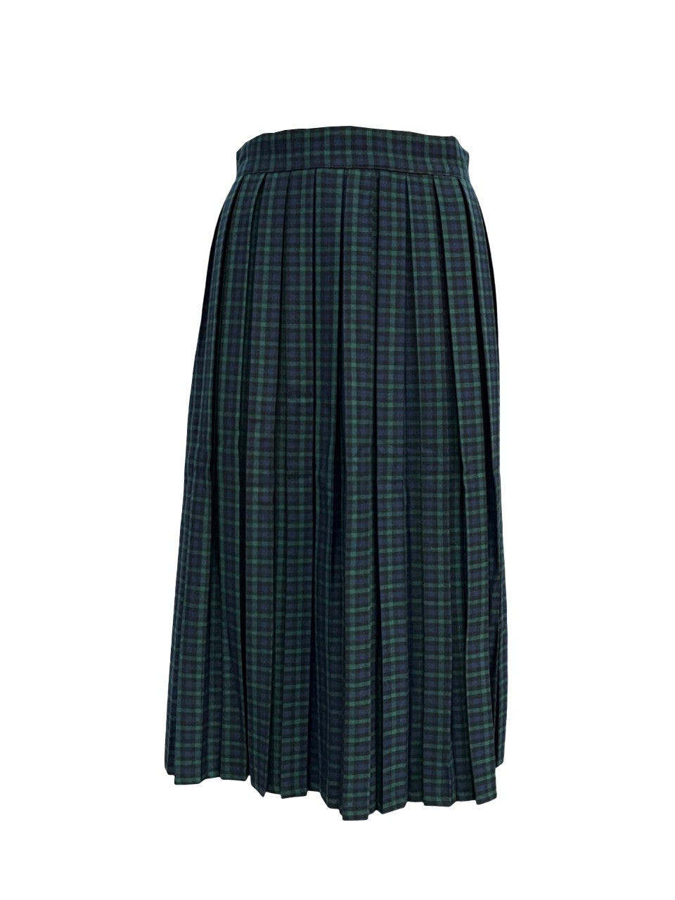 O’MER gonna donna pieghe quadri blu/verde OM160C MADE IN ITALY