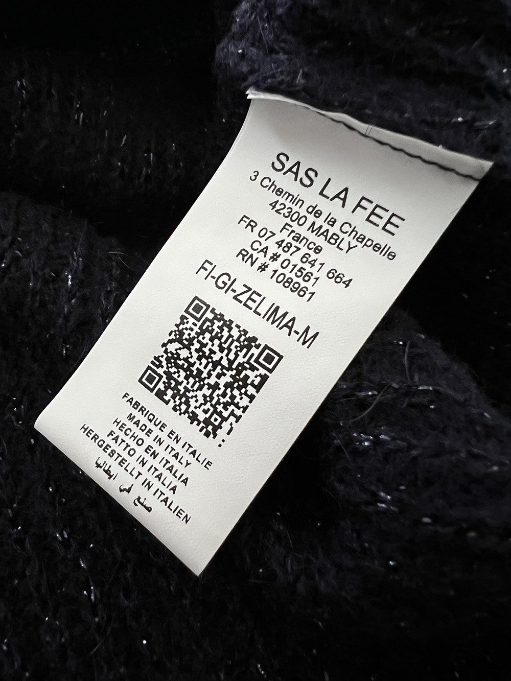 LA FEE MARABOUTEE cardigan con lurex ZELIMA MADE IN ITALY