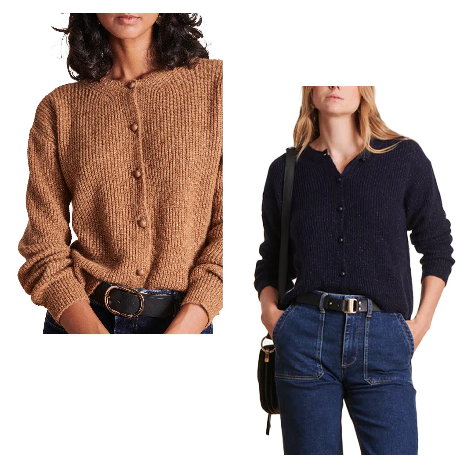 LA FEE MARABOUTEE cardigan con lurex ZELIMA MADE IN ITALY