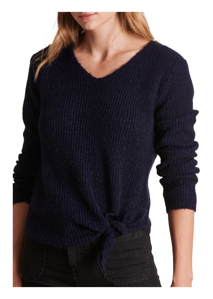 LA FEE MARABOUTEE maglia donna con lurex CANNES MADE IN ITALY