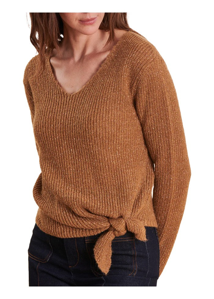 LA FEE MARABOUTEE maglia donna con lurex CANNES MADE IN ITALY