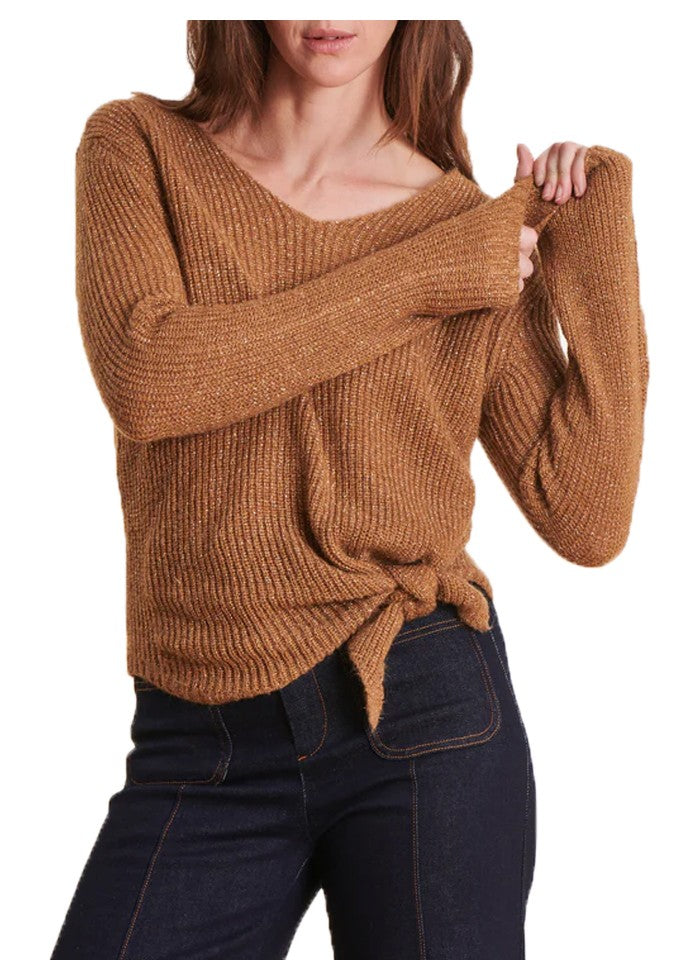 LA FEE MARABOUTEE maglia donna con lurex CANNES MADE IN ITALY