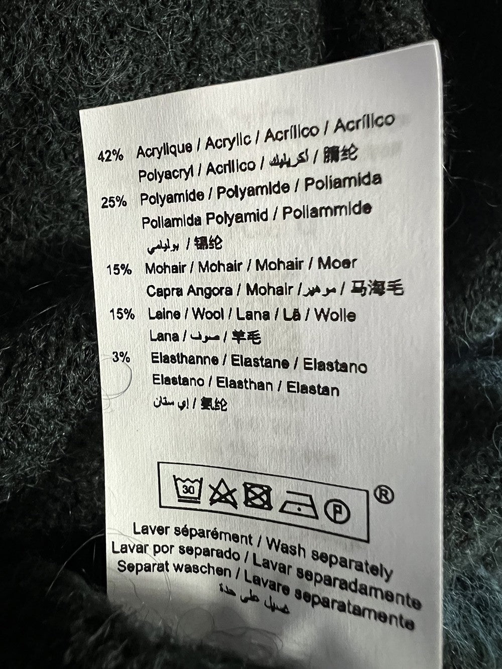 HUMILITY 1949 maglia donna girocollo a scatola verde scuro CIELO MADE IN ITALY