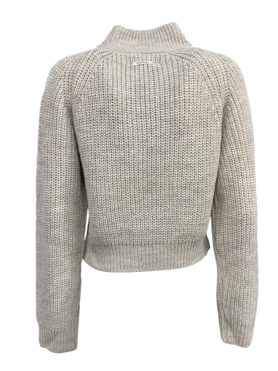 HUMILITY 1949 maglia donna crop ecru misto lana CHELTER MADE IN ITALY