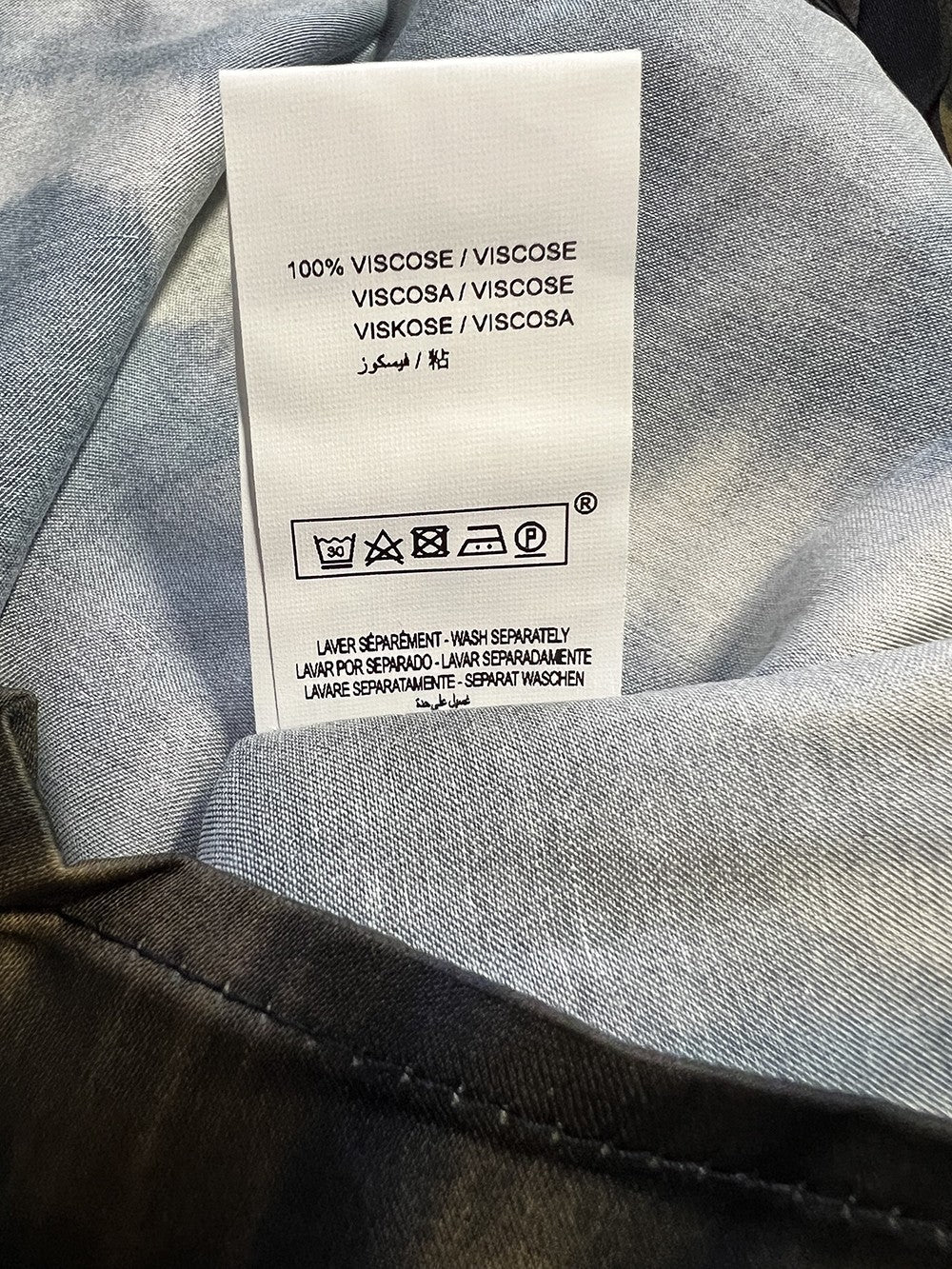 LA FEE MARABOUTEE blusa donna fantasia blue/stone RILANA-N MADE IN ITALY