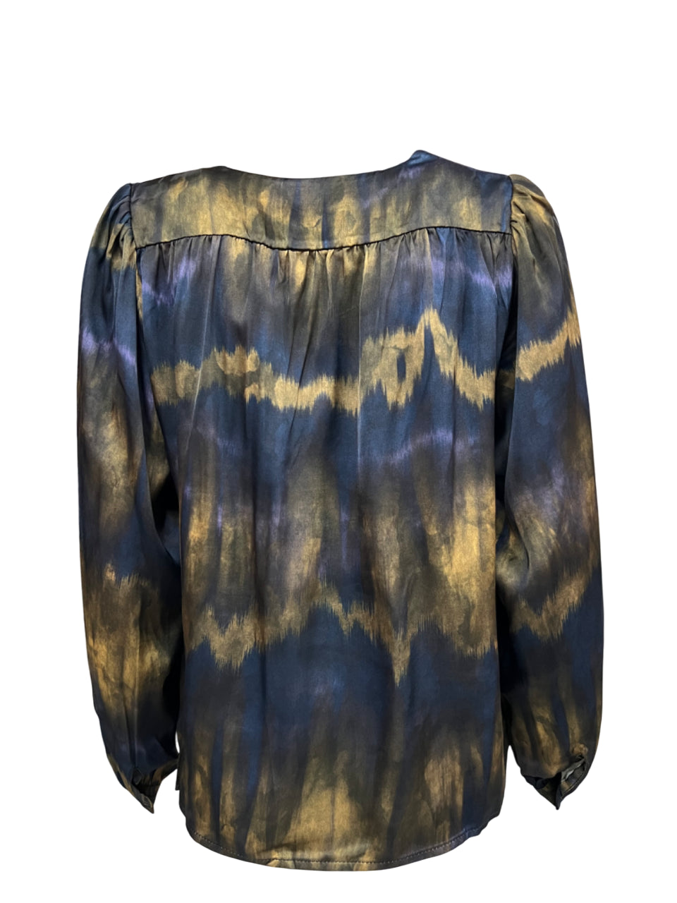 LA FEE MARABOUTEE blusa donna fantasia blue/stone RILANA-N MADE IN ITALY