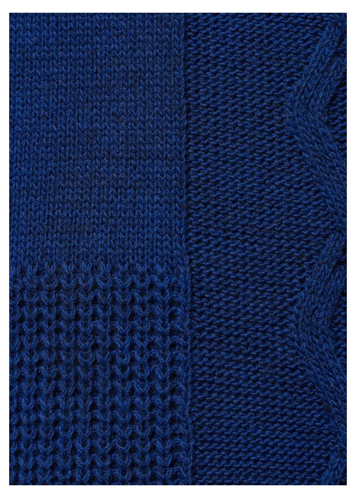 HUMILITY 1949 gilet donna collo alto bluette COLETI MADE IN ITALY