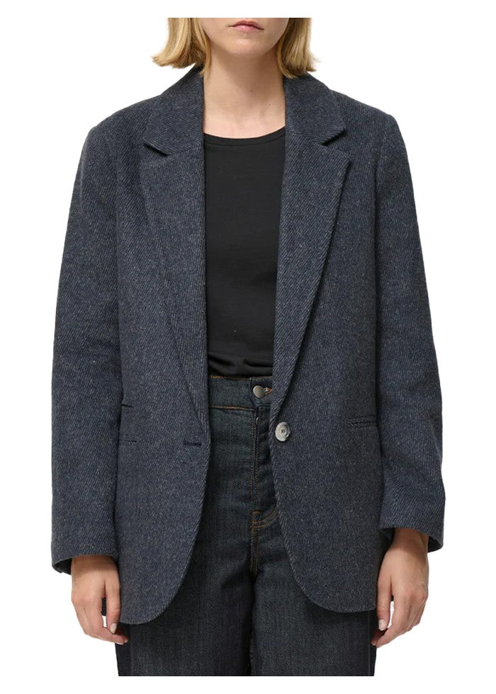 HUMILITY giacca donna over CAMAL lunghezza cm 75