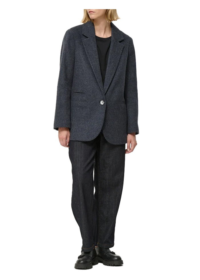 HUMILITY giacca donna over CAMAL lunghezza cm 75