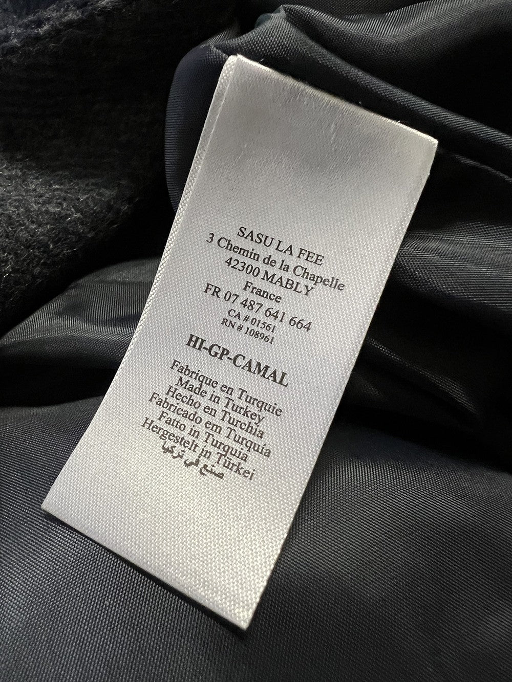 HUMILITY giacca donna over CAMAL lunghezza cm 75