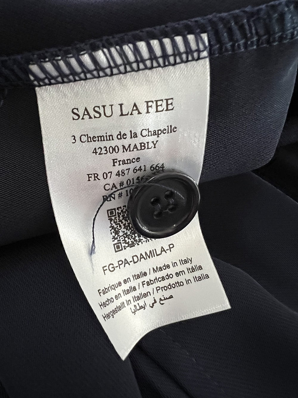 LA FEE MARABOUTEE pantalone donna lyocell DAMILA-P MADE IN ITALY