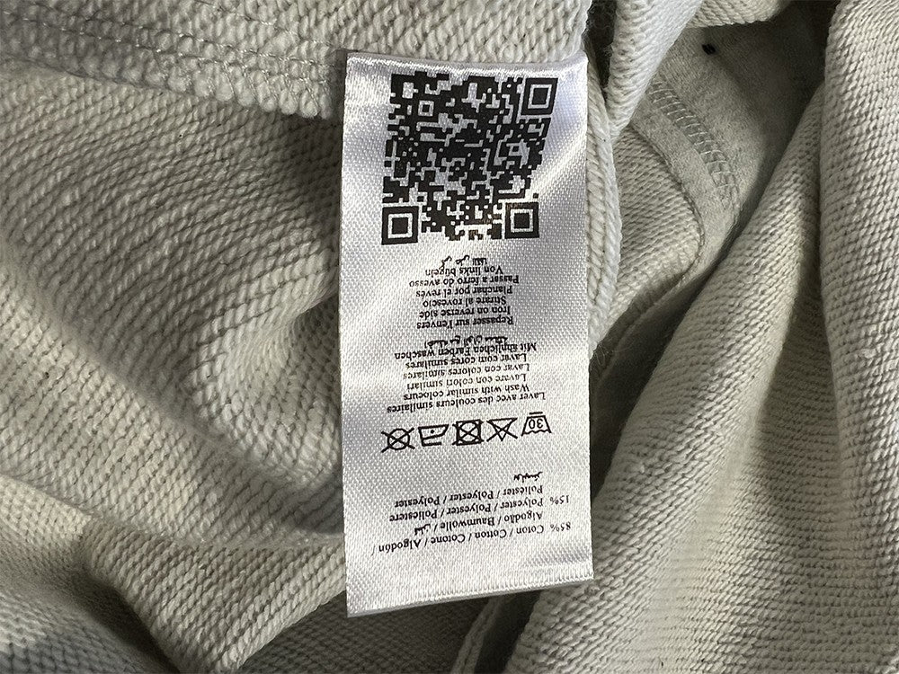 HUMILITY camicia donna over felpa garzata grigio chiaro melange CLEOR 85% cotone 15% poliestere