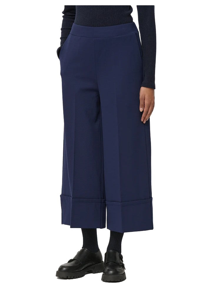 HUMILITY pantalone donna punto milano cropped SOPHIO MADE IN ITALY