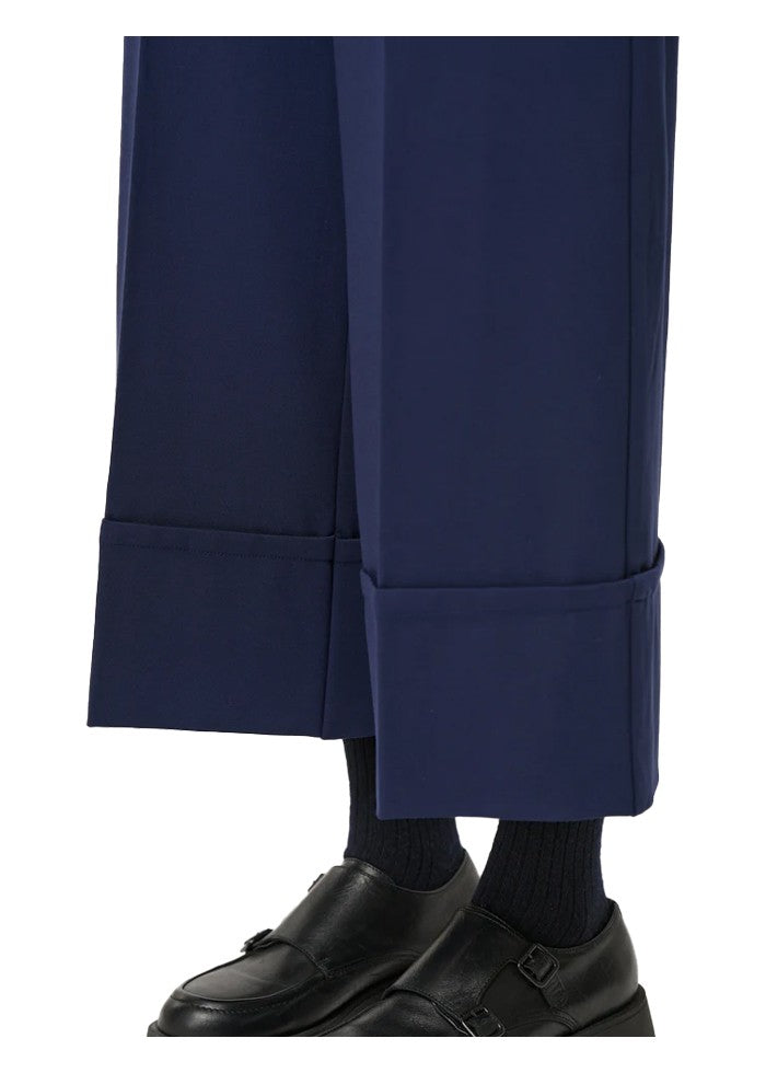 HUMILITY pantalone donna punto milano cropped SOPHIO MADE IN ITALY