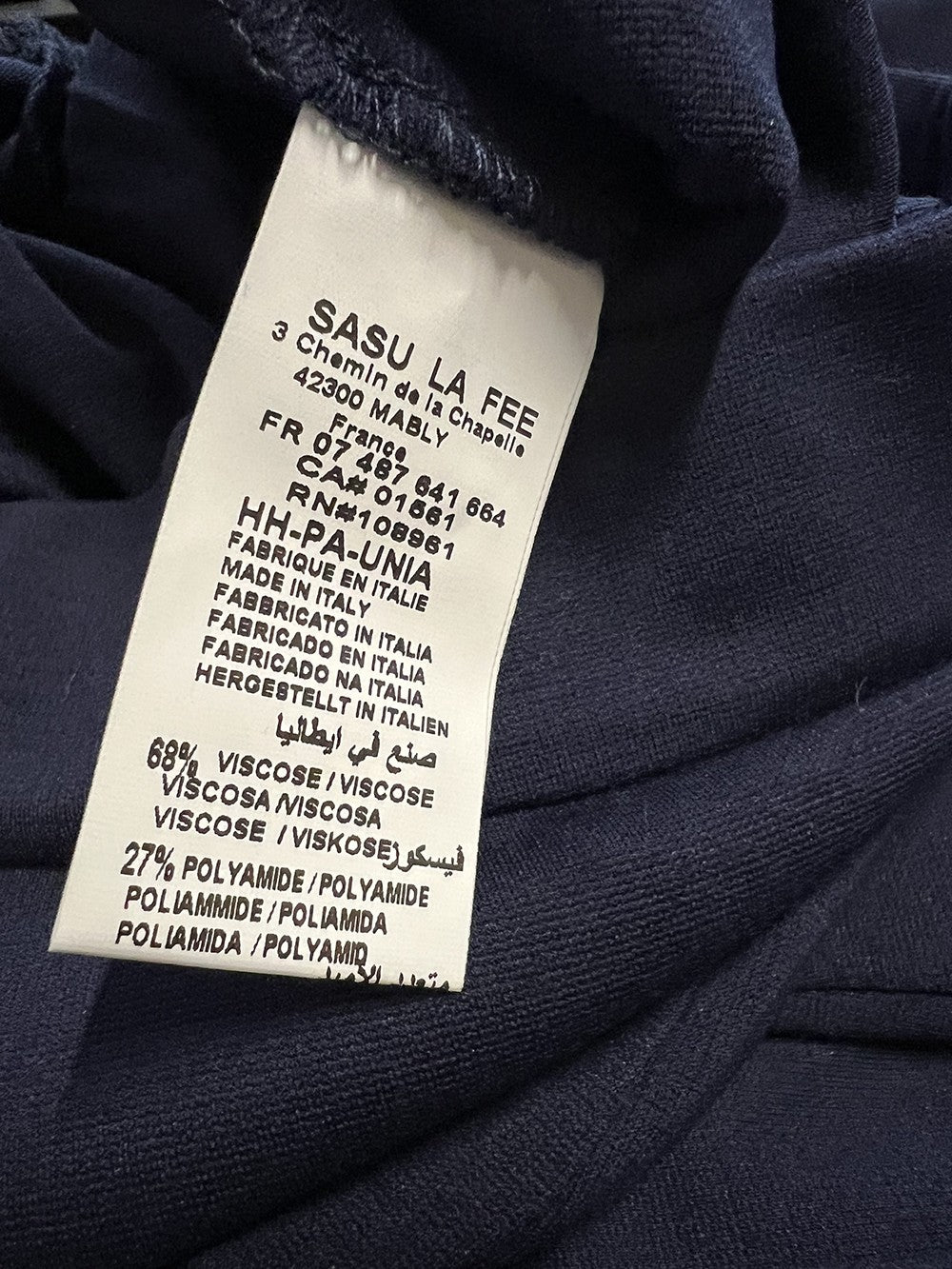 HUMILITY pantalone donna ovetto punto milano UNIA MADE IN ITALY