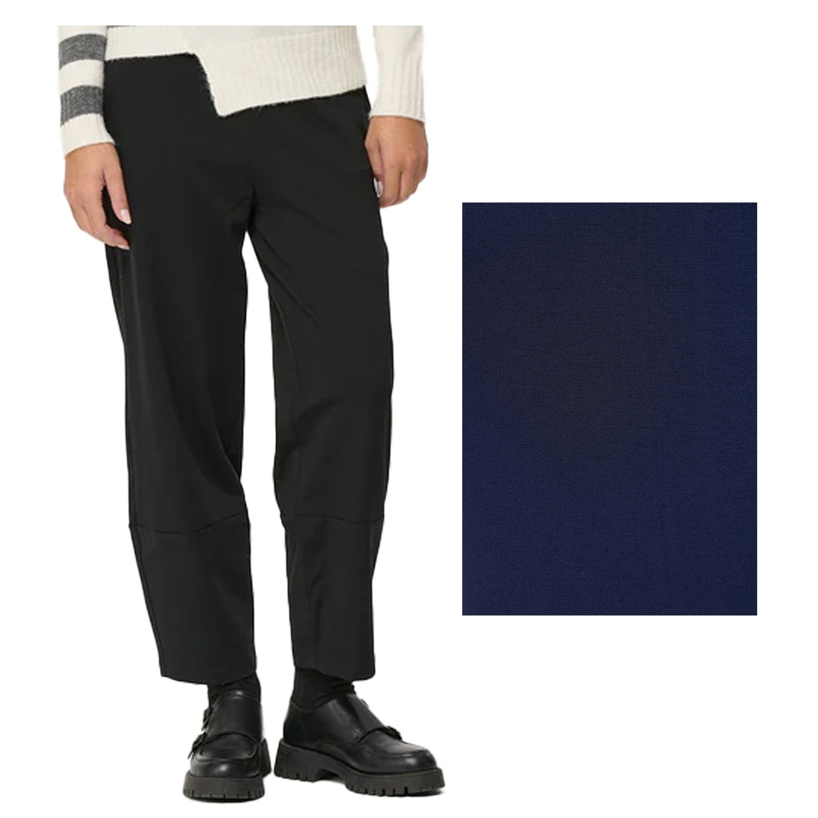 HUMILITY pantalone donna ovetto punto milano UNIA MADE IN ITALY