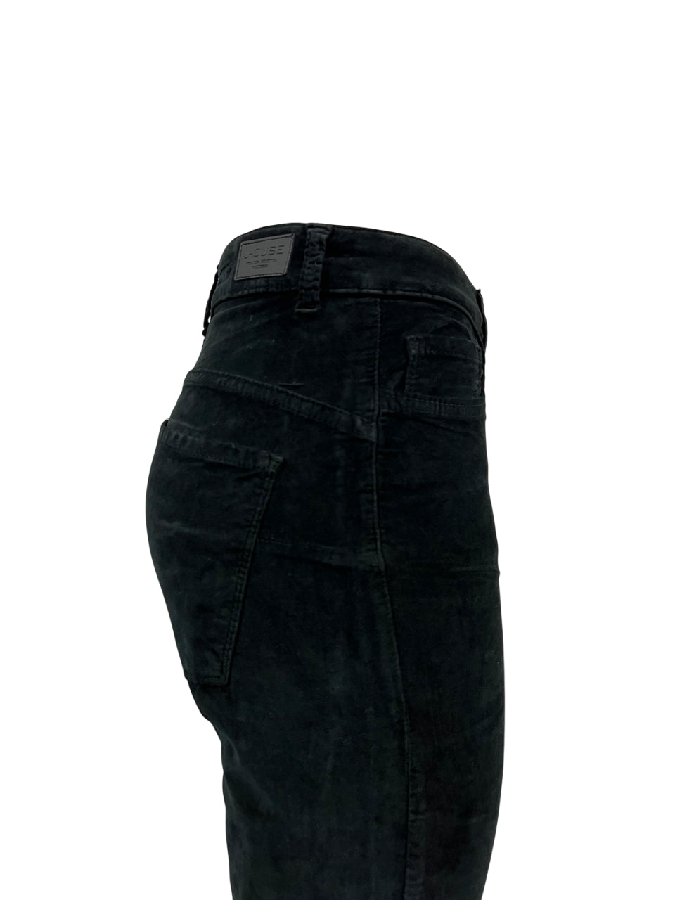 J-CUBE jeans donna a zampa velluto liscio push-up FIONA MADE IN ITALY