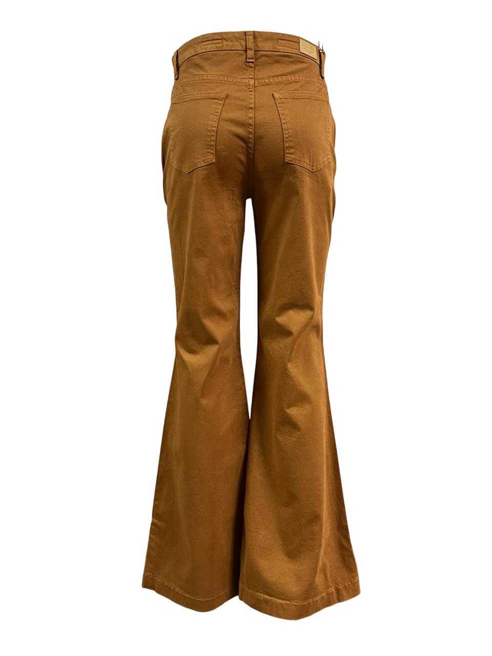 J-CUBE pantalone donna cotone invernale flare NICOLE GABARDINA MADE IN ITALY