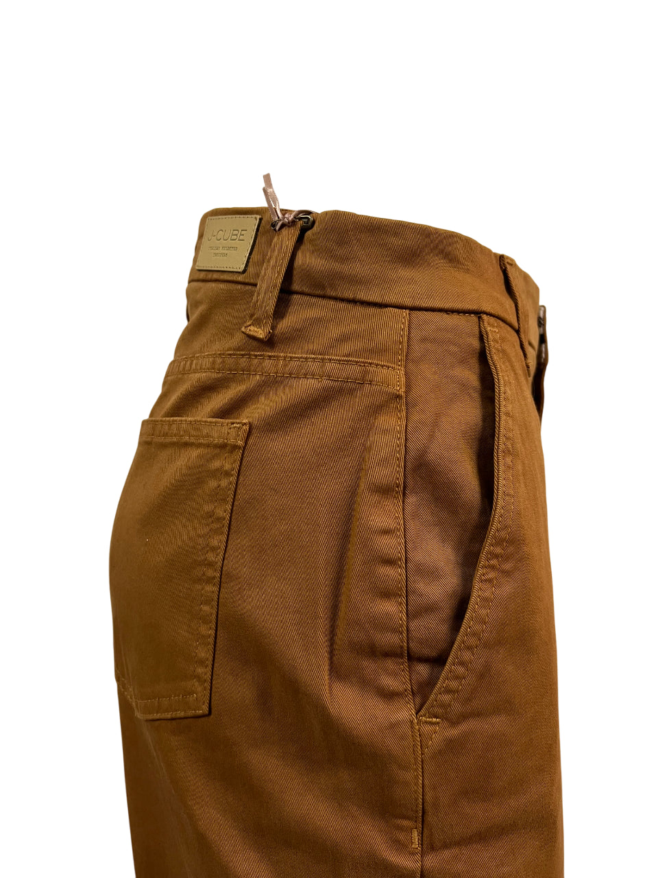 J-CUBE pantalone donna cotone invernale flare NICOLE GABARDINA MADE IN ITALY