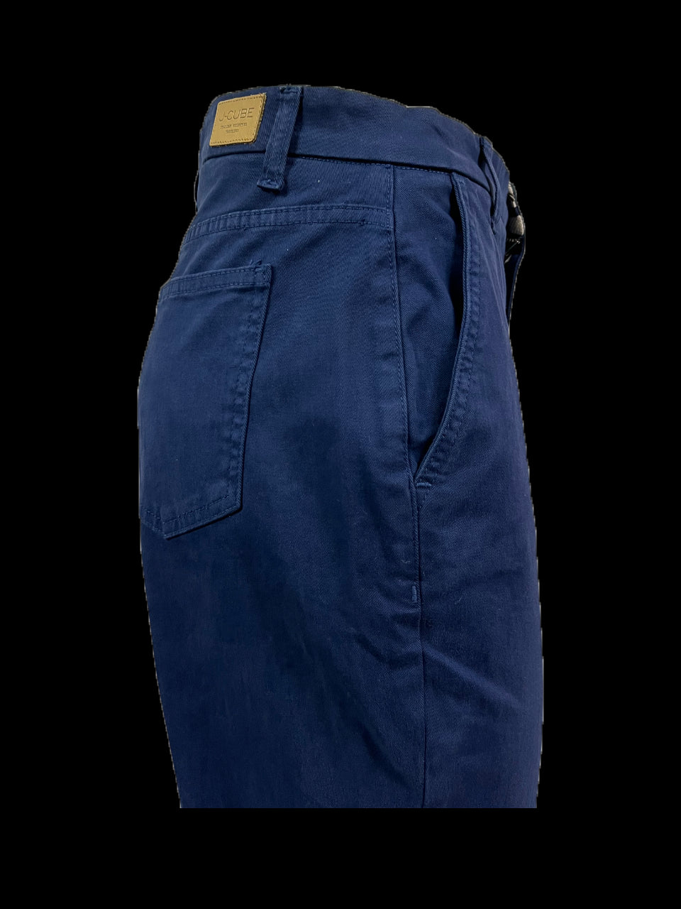 J-CUBE pantalone donna cotone invernale flare NICOLE GABARDINA MADE IN ITALY