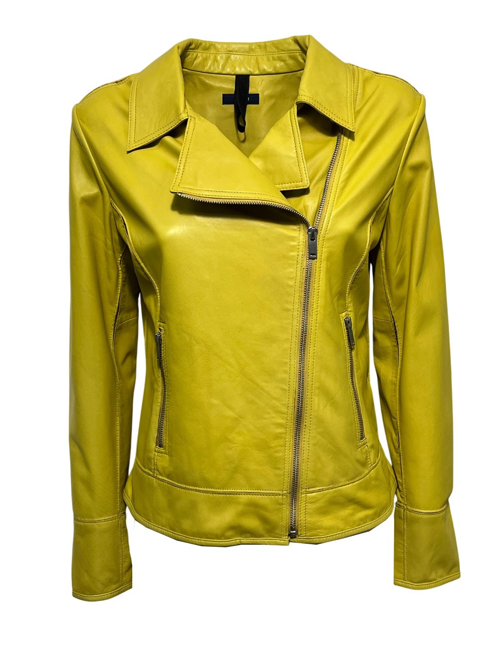 TALENTI giacca donna pelle lavata P418 CHIODO 100% pelle