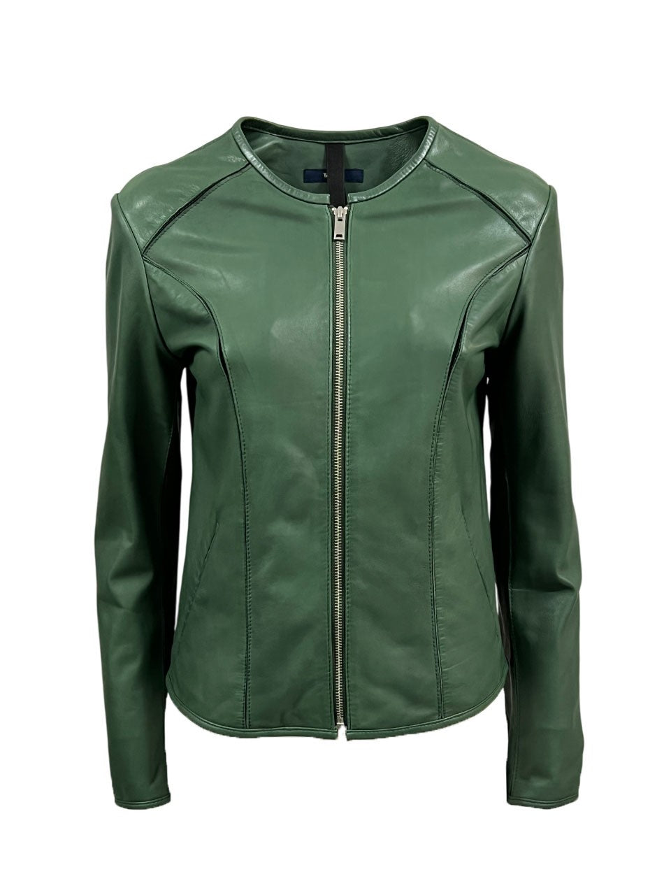 TALENTI giacca donna girocollo in pelle lavata P420 100% pelle