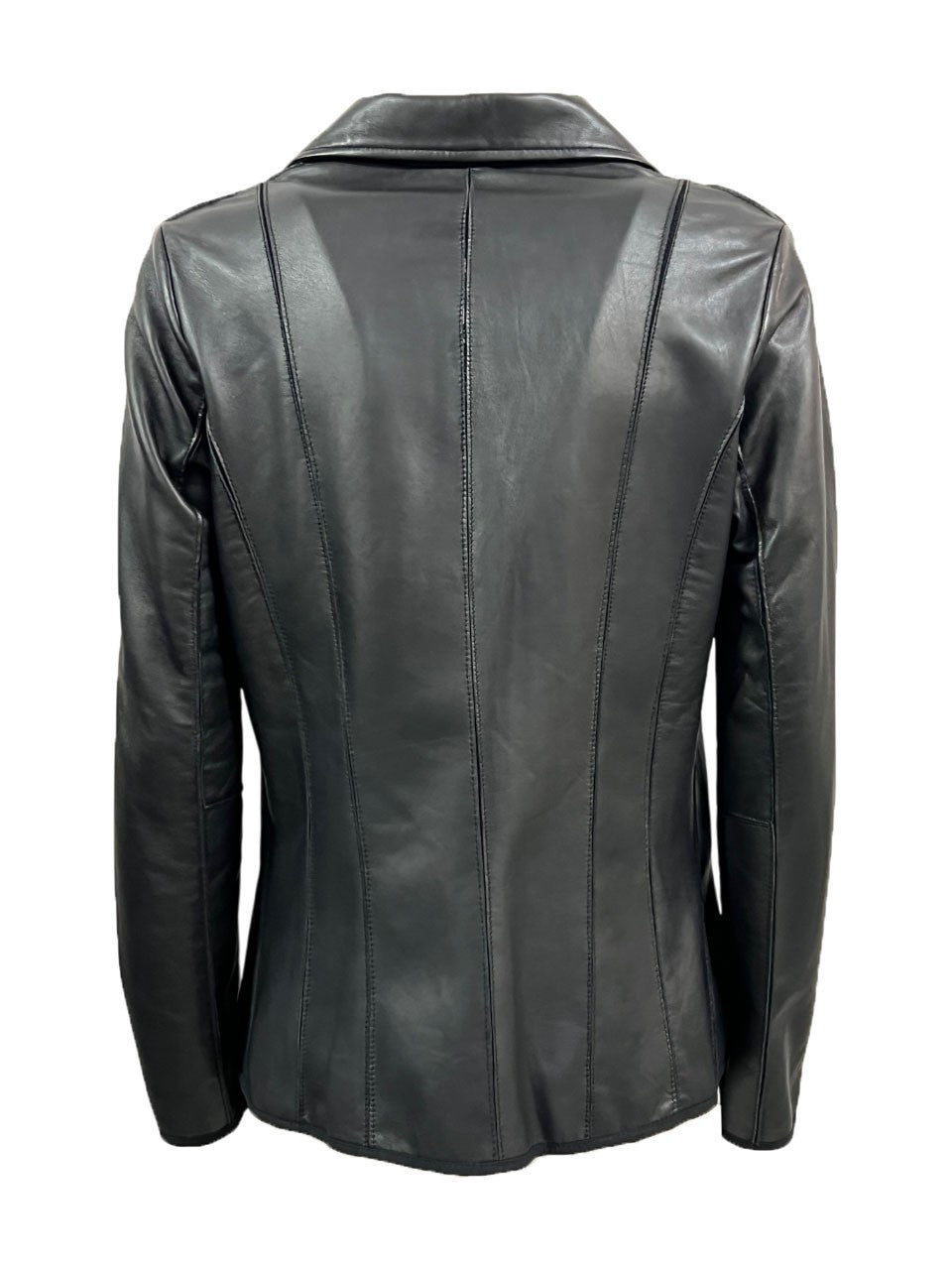 TALENTI giacca donna pelle lavata 2 bottoni P421 100% pelle