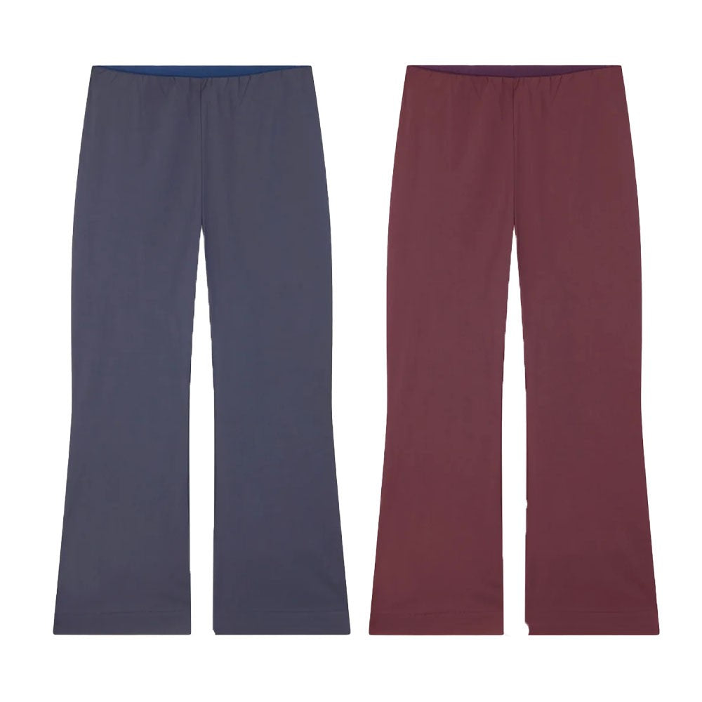 LIVIANA CONTI pantalone donna cotone leggero trombetta CNTK50 MADE IN ITALY