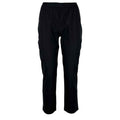 LIVIANA CONTI pantalone donna nero leggins cotone leggero F3SK81 MADE IN ITALY