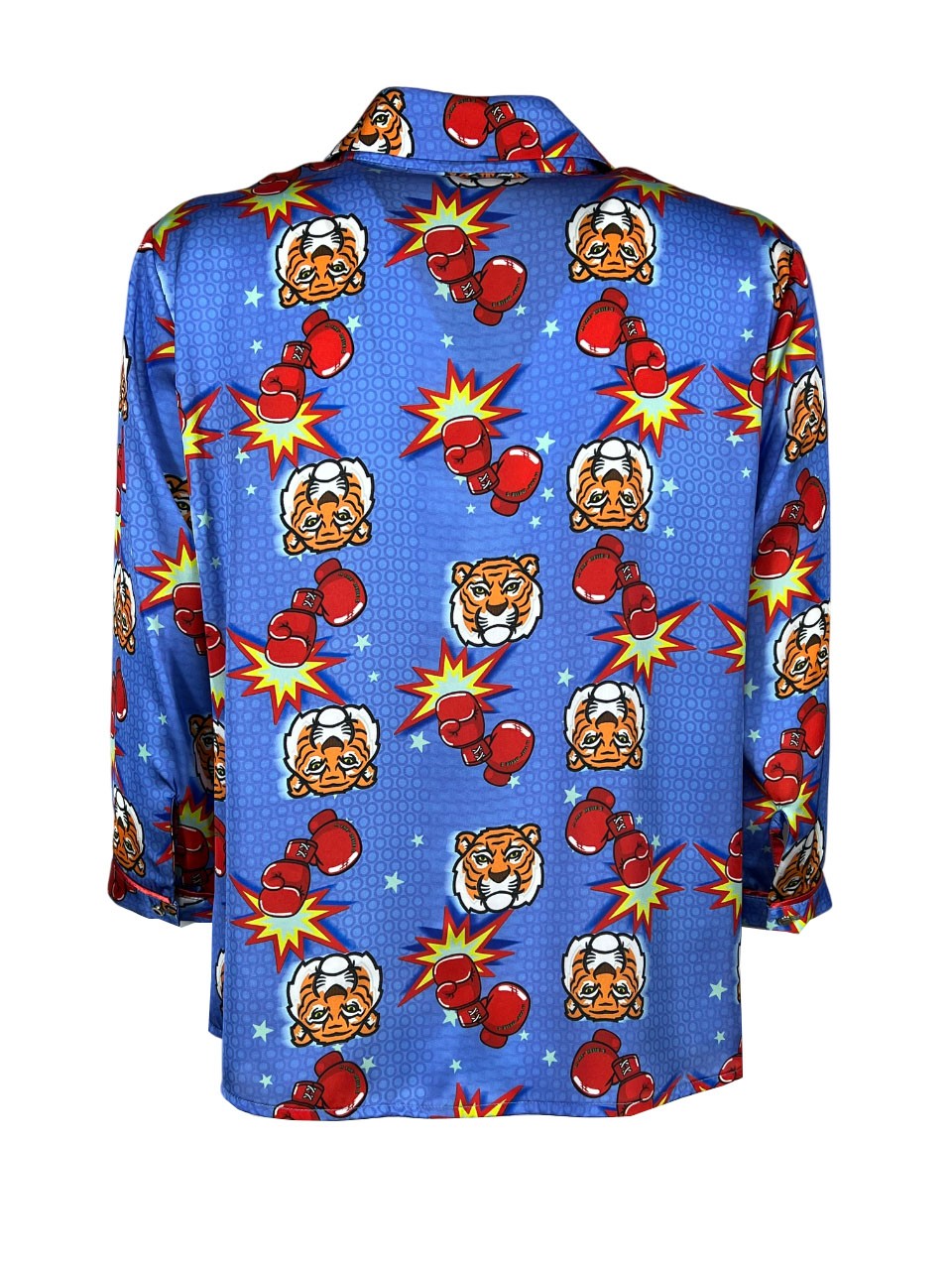 IL THE DELLE 5 camicia donna azzurra SPOON 56 ST TIGER MADE IN ITALY