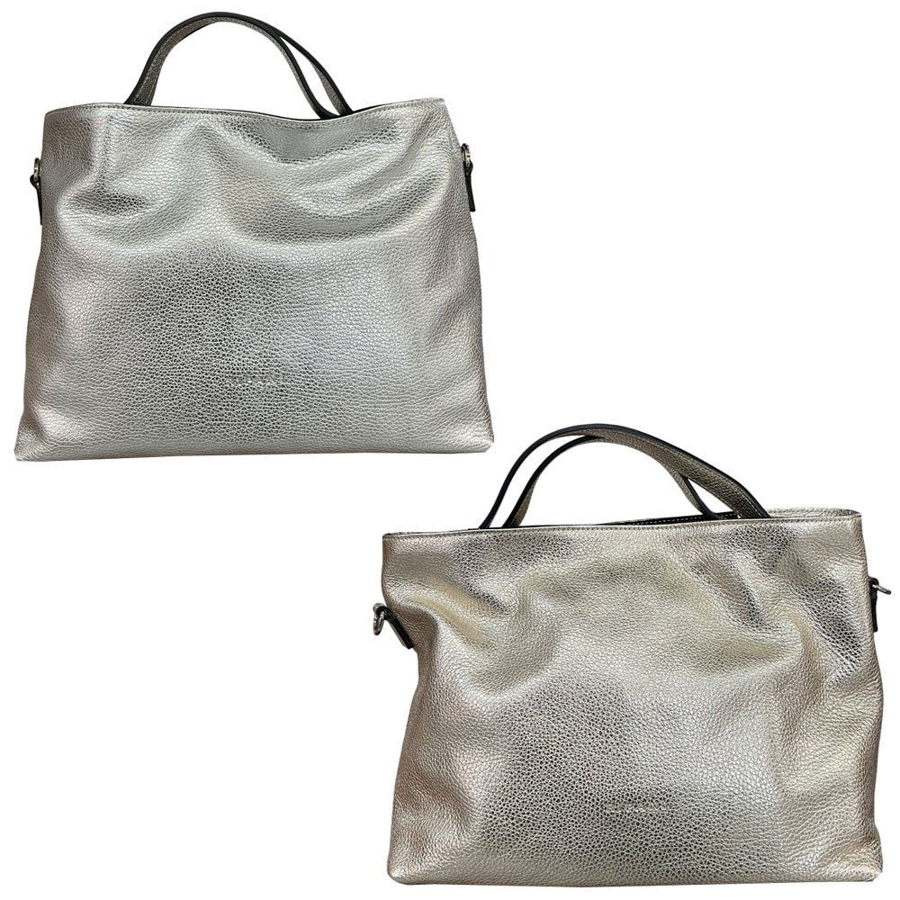 RIPANI borsa donna pelle cervo laminata 7251OL LUISA MADE IN ITALY