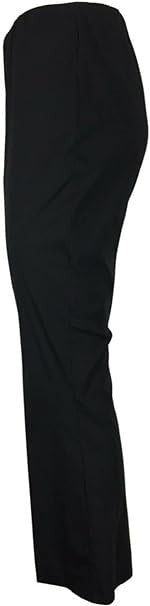 LIVIANA Conti Pantalone Donna Cotone Leggero trombetta nero CNTK38 CLAUDETTE Made in Italy