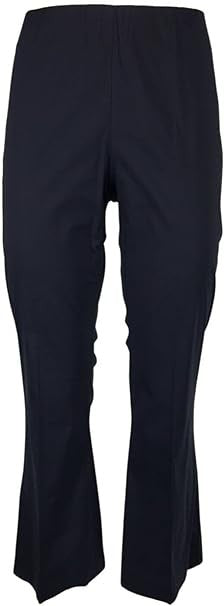 LIVIANA Conti Pantalone Donna Cotone Leggero trombetta Blu CNTK38 CLAUDETTE Made in Italy