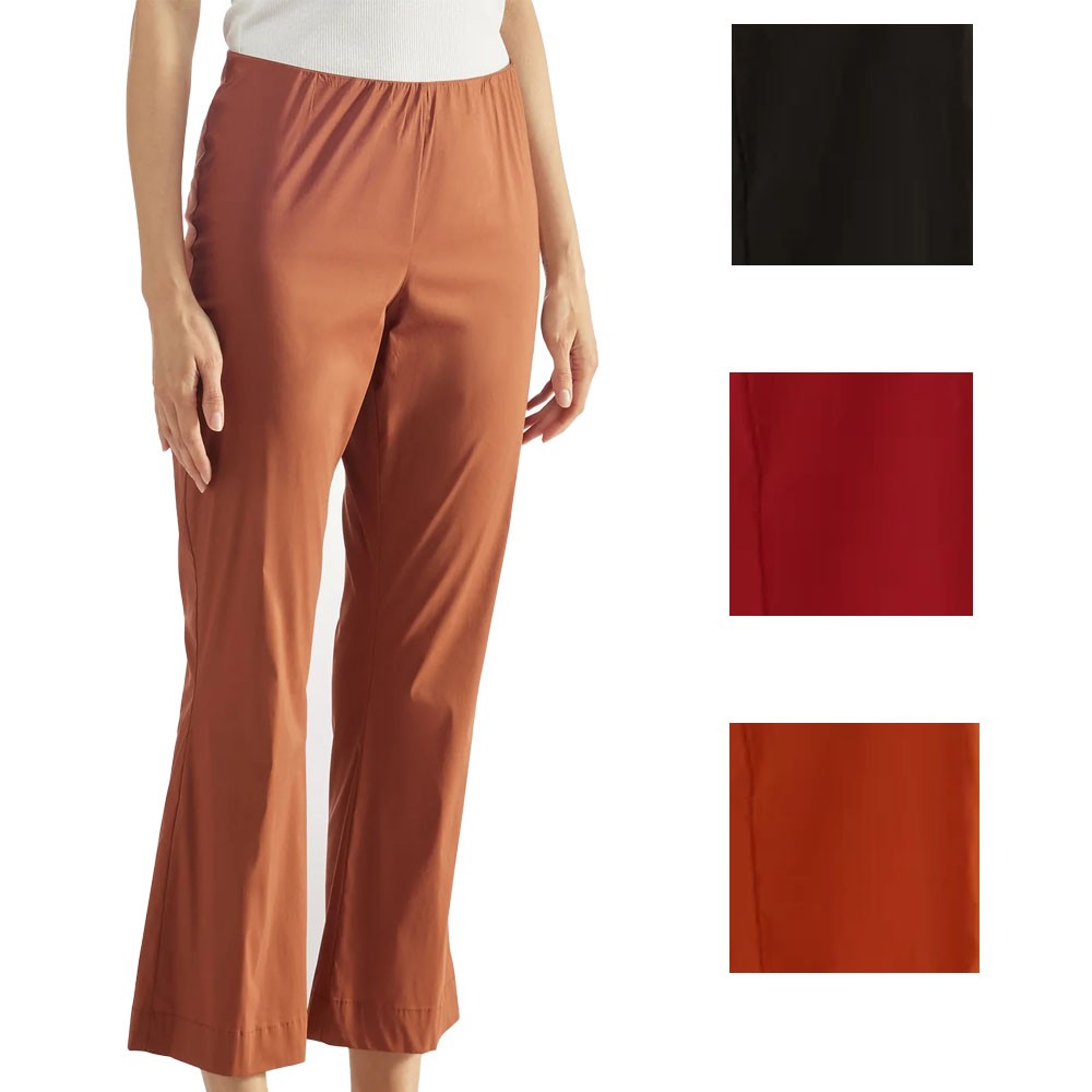 LIVIANA Conti Pantalone Cotone Leggero trombetta new CNTK38 CLAUDETTE Made in Italy