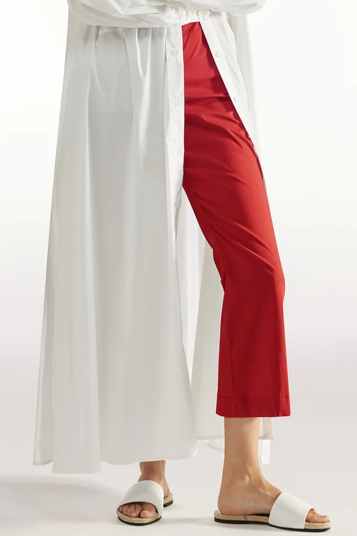 LIVIANA Conti Pantalone Cotone Leggero trombetta new CNTK38 CLAUDETTE Made in Italy