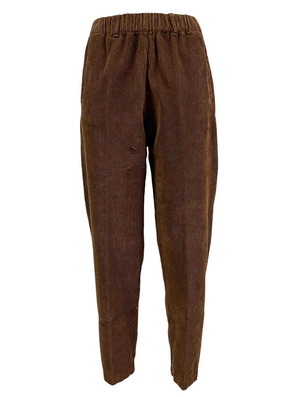 4.10 by BottegaChilometriZero pantalone donna velluto biscotto DD24873 ORTLES MADE IN ITALY