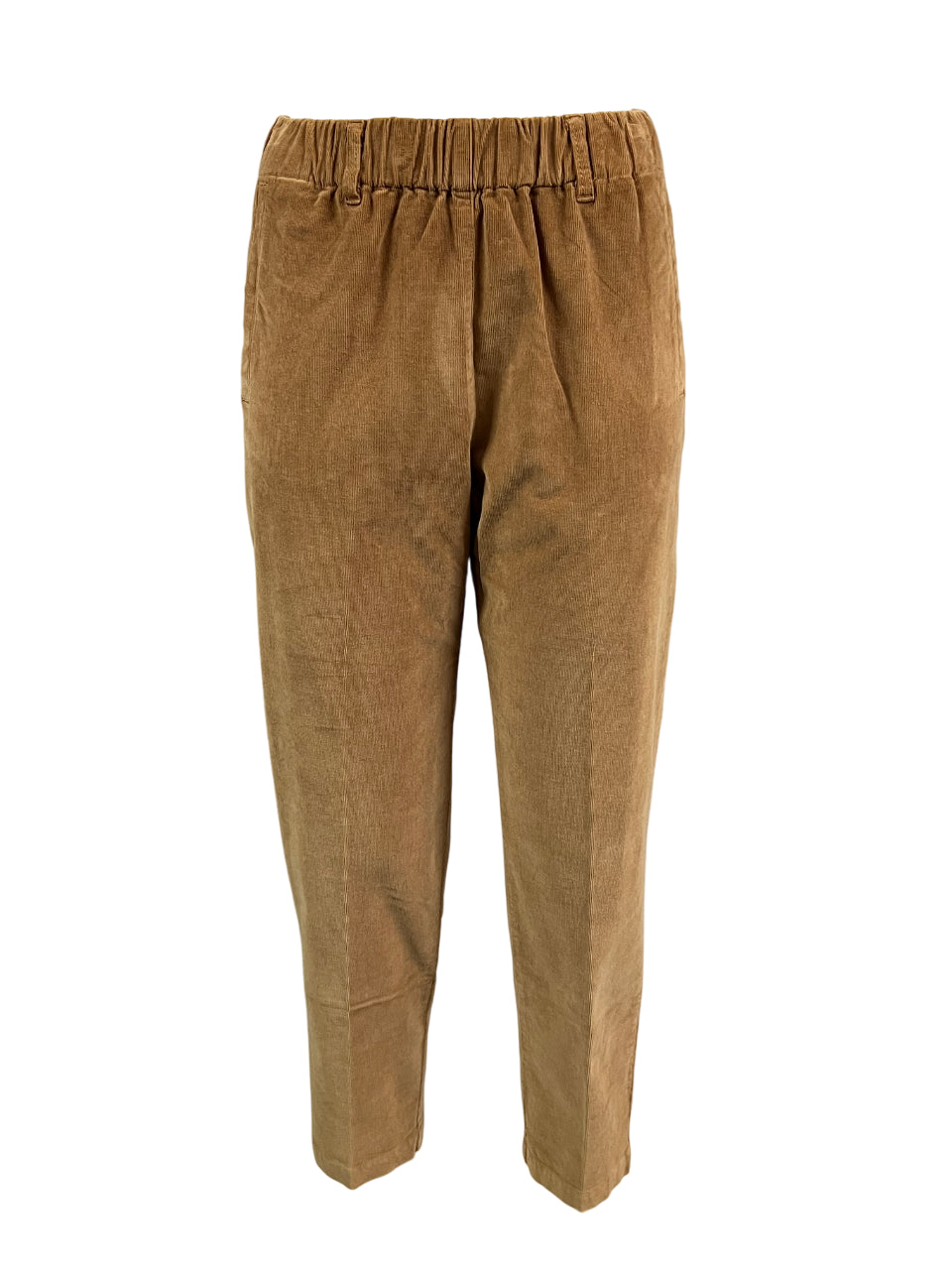 4.10 by BottegaChilometriZero pantalone donna velluto millerighe DD24875 EVEREST MADE IN ITALY