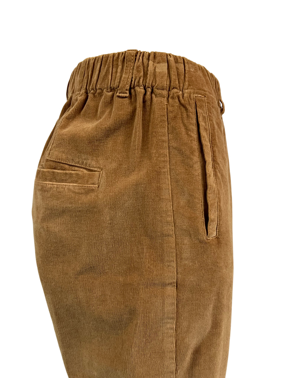 4.10 by BottegaChilometriZero pantalone donna velluto millerighe DD24875 EVEREST MADE IN ITALY